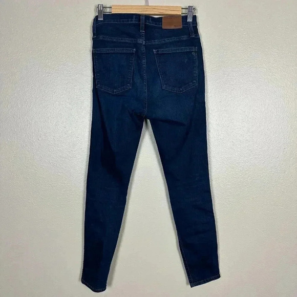 Madewell 10" High Rise Skinny Jeans Hayes Wash Women's Size 27 #F4684 - Picture 3 of 6